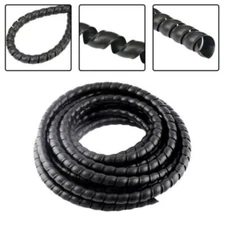 ⭐ 3/4 Hydraulic Hose Spiral Wrap 10ft Wire Protector Cover Guard Cable Organizer