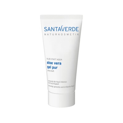 (219,00 /L) 50ml Santaverde BIO ALOE VERA GEL PUR ohne Duft vegan Naturkosmetik