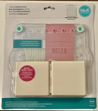 Typeset Stamping Block Set For Easy Word Or Phrase Stamping We R Memory Keepers