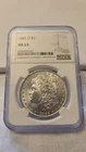 1885-O Morgan Silver Dollar, NGC MS-63