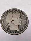 1898-P Barber Half Dollar