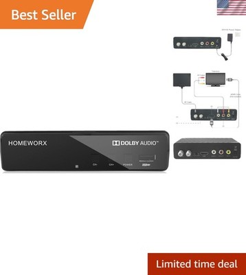 User-Friendly ATSC Converter Box with HDMI Output & Real-Time Recording Features