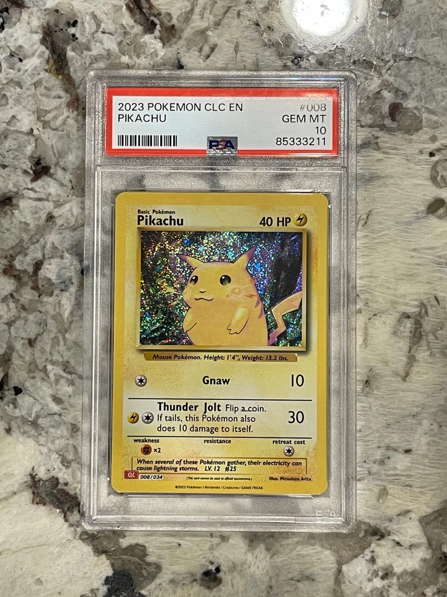 Pokémon TCG Grade 10 Pikachu Individual Collectible Card Game