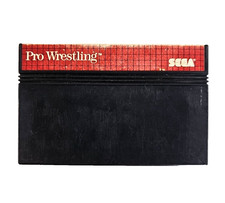 Pro Wrestling (Sega Master System, 1986) Game Cartridge - Tested and Working
