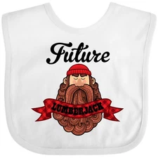 Inktastic Future Lumberjack Baby Bib Childs Clothing Infant