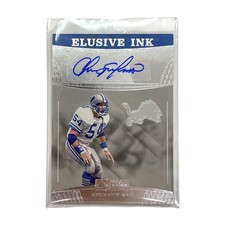 PANINI NFL Card DONRUSS SIGNATURE SERIES ELUSIVE INK CHRIS SPIELMAN DETROIT