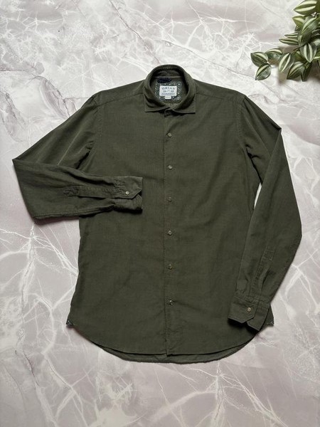 Men ORIAN Shirt Green Velvet 36 / S / 44