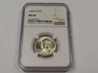 1949 D NGC MS 64 WASHINGTON QUARTER 90 PERCENT SILVER COIN 25 CENT