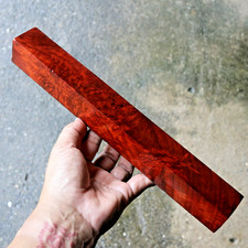 Amboyna Burl Turning Blank 34x300x35mm Exotic Wood Craft 1289