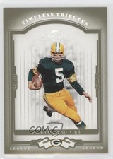 2004 Donruss Classics Legend Timeless Tributes Green 41/50 Paul Hornung HOF 0v2