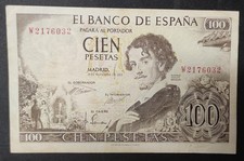 Spain 100 peseta banknote dated 19/11/1965 Pick-150