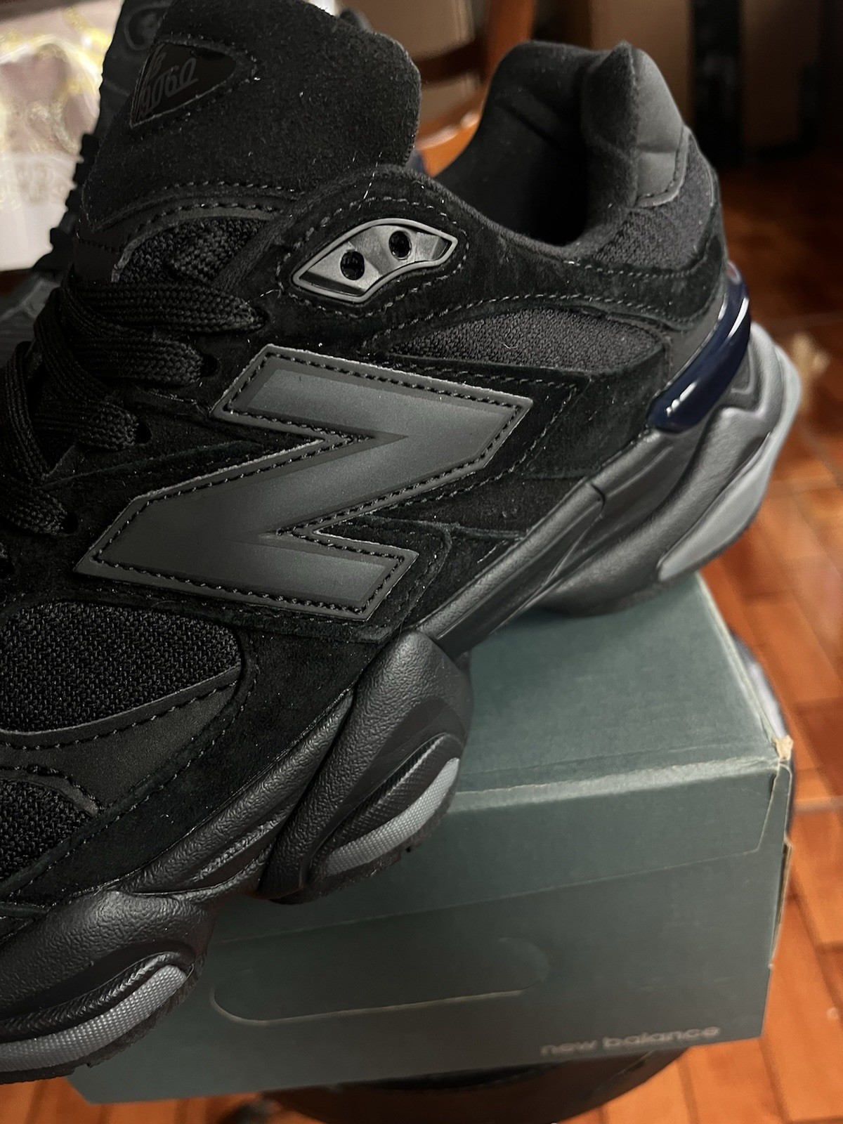 New Balance 9060 Triple Black Cat U9060BPM Women’s Men’s 5-12 thumbnail 12