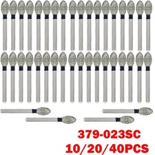 10/20/40Pcs Dental Diamond Bur FG Egg Football 379/023SC Super Coarse High Speed