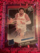 23-24 Donruss Seth Lundy Rated Rookie Auto 04/30 Purple Laser