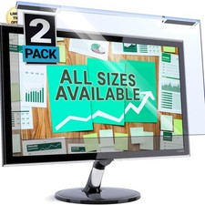 Blue Light Screen Protector for 27 Inch Monitors and Laptops 2 Pack