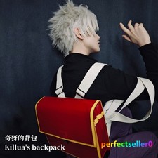 HUNTER HUNTER Killua Zoldyck Backpack Cosplay Props PU Leather Bag Xmas Gifts