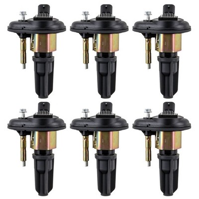 6Pcs Ignition Coil For Cassette 02-05 Chevy Trailblazer Canyon Envoy GMC UF303 #