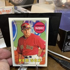 2018 Topps Heritage #271 Christian Vazquez Boston Red Sox