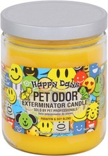 Happy Days  Pet Oder Exterminator Candle  13 oz 13 Ounce Pack of 1 , Yellow
