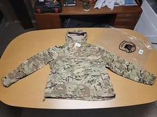 BROOKLYN ARMED FORCES MULTICAM FLEECE LINED ANORAK LARGE