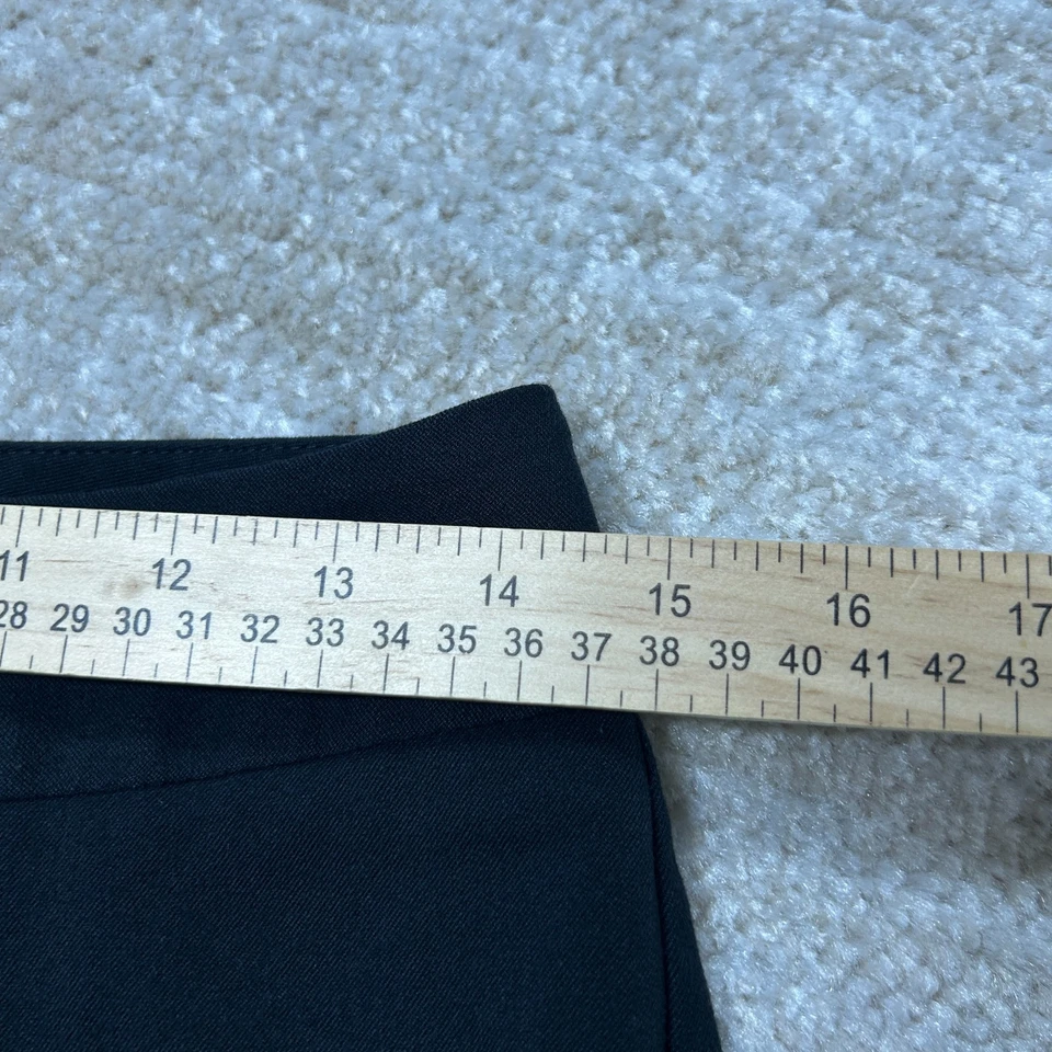 Pantalones elásticos Worthington para mujer 6 cortos negros de vestir pantalones de trabajo Foto 4 de 4