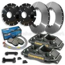 TO FIT SUBARU IMPREZA [5X100] 17" 4 POT FRONT FLOATING BRAKE KIT