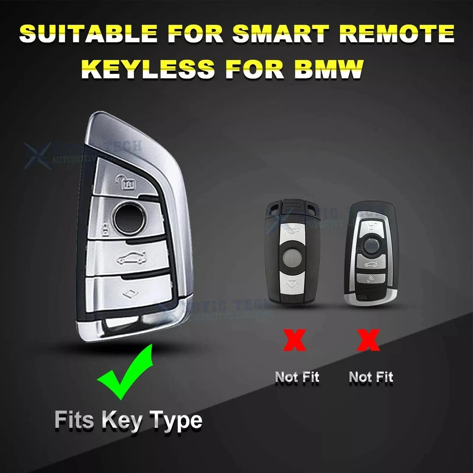 para BMW 3 5 7 X3 X4 X5 M4 M5 Protección Coche Llavero Cubierta Estuche Llavero Foto 3 de 3