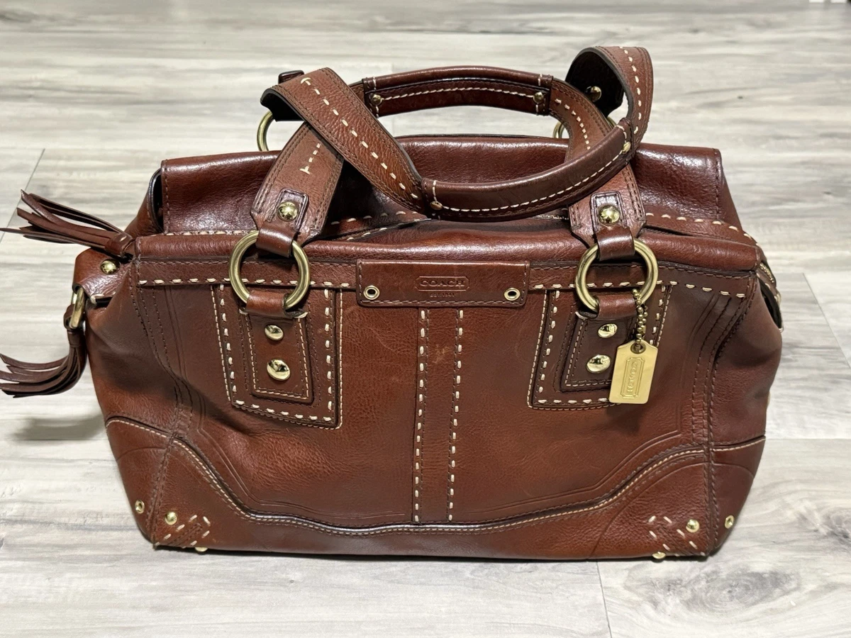 Coach Hampton Satchel/Top Handle Bag Brown Bags & Handbags for