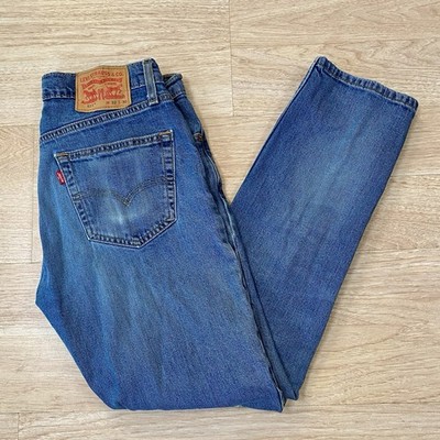 Levi s 511 Jeans Men s 32 X 30 (Actual 32 X 28) Blue Denim Pants