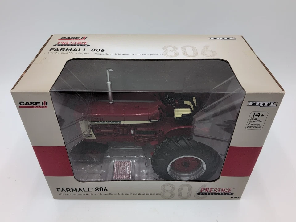 1/16 Ertl Farm Toy Prestige Series Farmall 806 Narrow Front Tractor  - Image 3 of 4