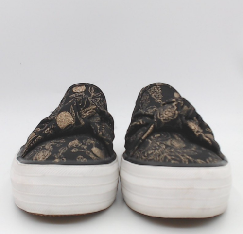 Rifle Paper CO. Keds Womans 9.5US Black and Gold Roses Shoes Hardly Worn (S12) - Picture 7 of 12