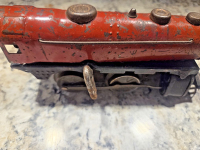 Vintage American Flyer windup Locomotive, Works, Estate Find,