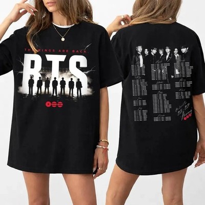 BTS World Tour 2026 2027 Shirt, Bangtan Concert Tee, Kpop Tour