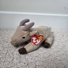 Ty Beanie Baby Goatee the Goat DOB November 4, 1998