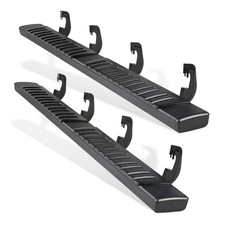 fits Crew Cab Running Boards Black Aluminum 6 inch ES 121279