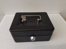 Cash Box with Lock Coin Box Treasure Chest Box Piggy Bank for Adults Prizes