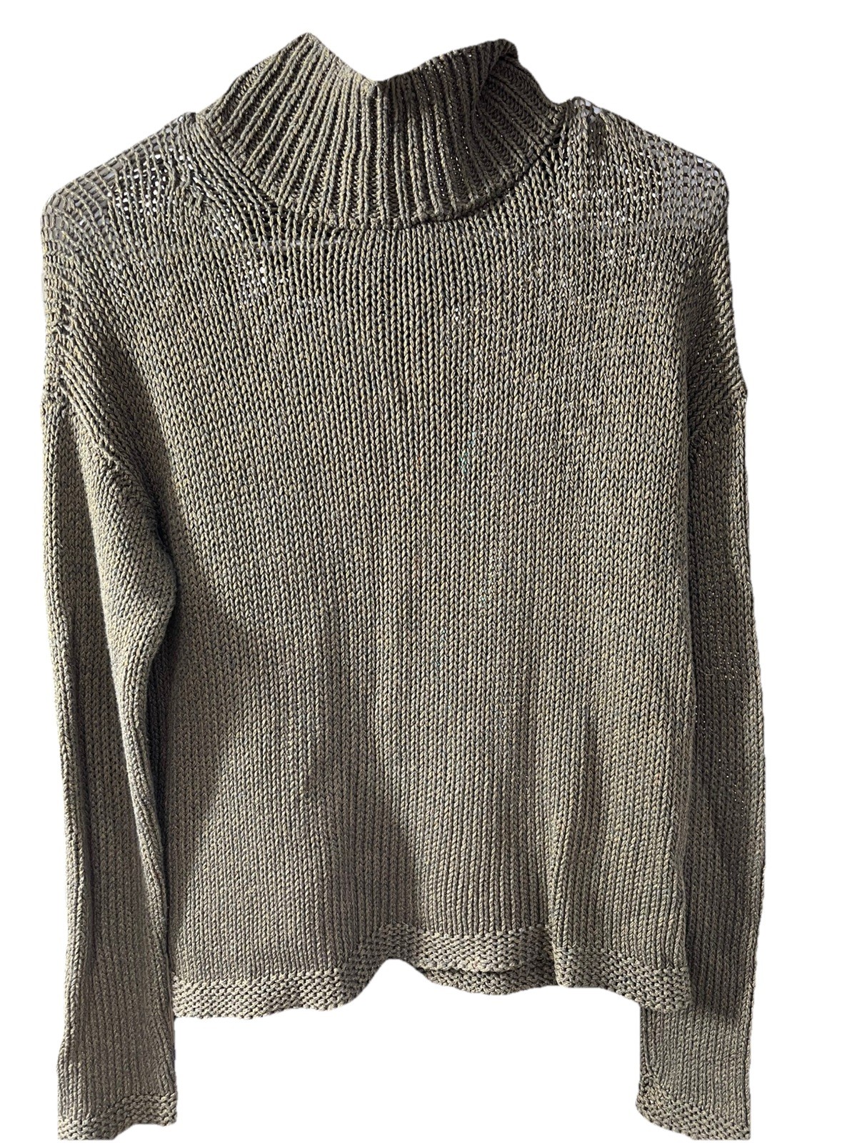 Peruvian Connection green Pullover Sweater 100% P… - image 3