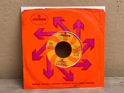 LISTEN   EYES OF BLUE LARGO / YESTERDAY MERCURY PSYCH 45' VINYL 7''