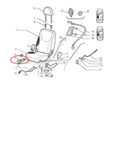 Siège Fiat MULTIPLA