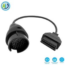 OBD2 Convert Adapter for 38Pin to 16Pin Diagnostic Connector Cable for Mercedes
