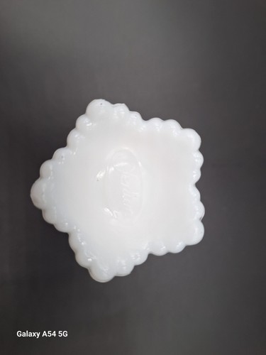 Vintage Fenton weiß Milchglas Nagel Einzel Salzstreuer Fuß 1950er - Bild 5 von 9