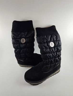 Jog Dog Puffer Puffy Boot. Size US 9.5 EUR 40 St. Anton Black Mid Calf Winter
