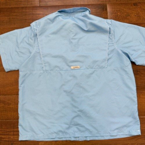 2 Stück Herren 2XL Habit Angelhemd kariert belüftet Angeln Wandern Kurzarm - Bild 9 von 11