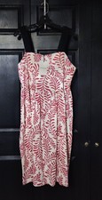 Who What Wear ~ Linen Blend Summer Dress ~ Target ~ NEW w/Tag Size "Large"