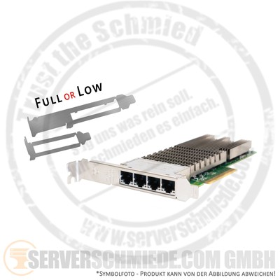 Dell Intel X710-T4 10GbE 1GbE Converged Network 10 Gigabit LAN Controller PCIe x