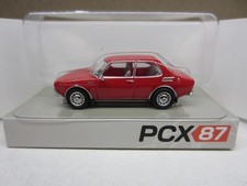 PCX87 0341 SAAB 99 COUPE in RED - model is PLASTIC - HO or 1:87 scale