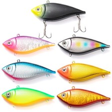 7-35 PC Fishing Lures, for Saltwater Freshwater Trout Bass Salmon Bait Crankbait