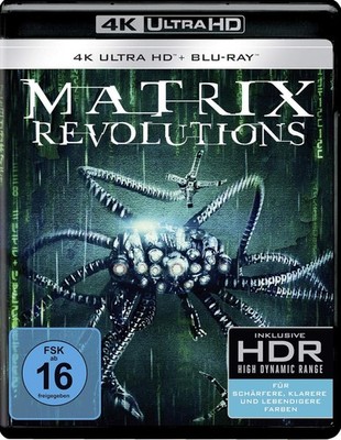 Matrix Revolutions [4K Ultra-HD + Blu-ray] - Action, Spielfilm, Science Fiction