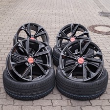 19 Zoll Alufelgen RS6 für Skoda Octavia 5E NX RS Superb 3V 3T 5x112 ET45 Schwarz
