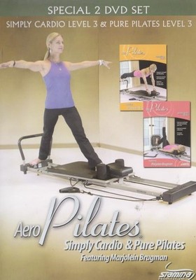 Aero Pilates Level 3: Simply Cardio & Pure Pilates 2-Disc Set DVD VIDEO TRAINING